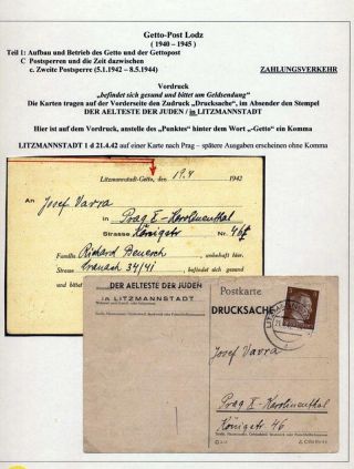 GHETTO LODZ (LITZMANNSTADT) 1939-1945 – sheet 652