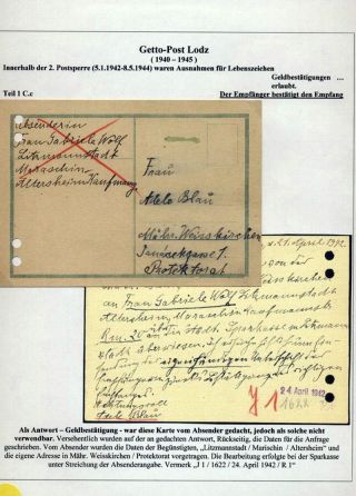 GHETTO LODZ (LITZMANNSTADT) 1939-1945 – Blatt 662