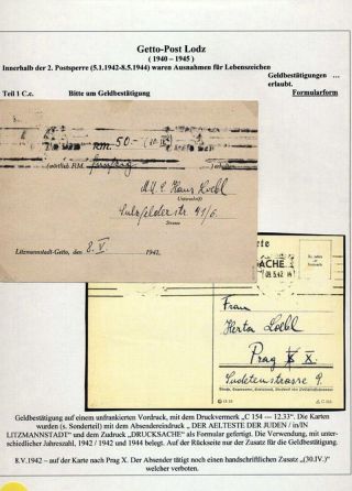 GHETTO LODZ (LITZMANNSTADT) 1939-1945 – Blatt 663