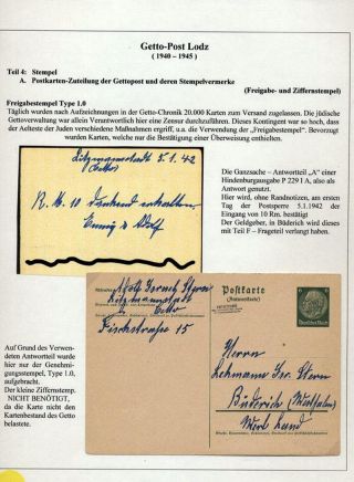 GHETTO LODZ (LITZMANNSTADT) 1939-1945 – sheet 694