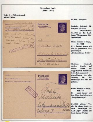 GHETTO LODZ (LITZMANNSTADT) 1939-1945 – sheet 727