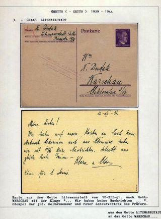 GHETTO LODZ (LITZMANNSTADT) 1939-1945 – sheet 729