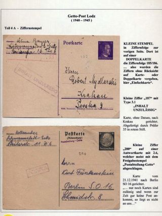 GHETTO LODZ (LITZMANNSTADT) 1939-1945 – sheet 772