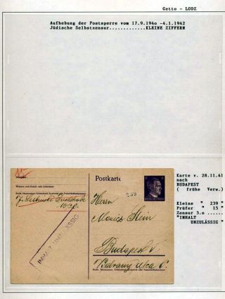 GHETTO LODZ (LITZMANNSTADT) 1939-1945 – sheet 776