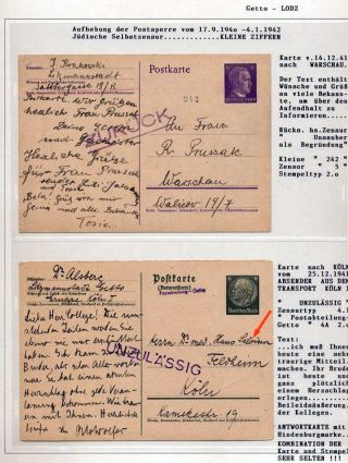 GHETTO LODZ (LITZMANNSTADT) 1939-1945 – sheet 777