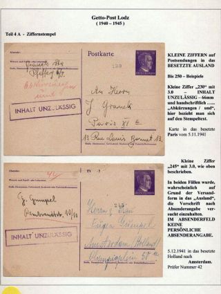 GHETTO LODZ (LITZMANNSTADT) 1939-1945 – sheet 778
