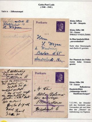 GHETTO LODZ (LITZMANNSTADT) 1939-1945 – Blatt 797