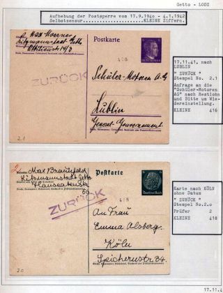 GHETTO LODZ (LITZMANNSTADT) 1939-1945 – Blatt 802