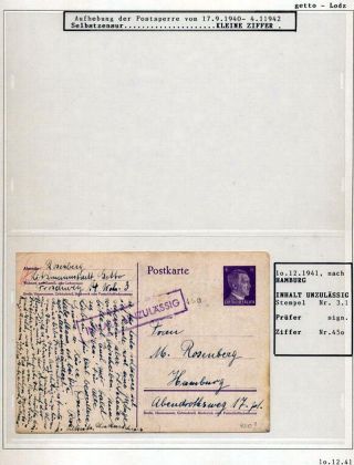 GHETTO LODZ (LITZMANNSTADT) 1939-1945 – Blatt 806