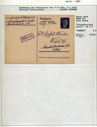 GHETTO LODZ (LITZMANNSTADT) 1939-1945 – sheet 817