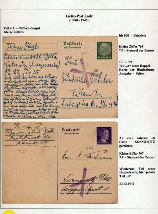 GHETTO LODZ (LITZMANNSTADT) 1939-1945 – sheet 823