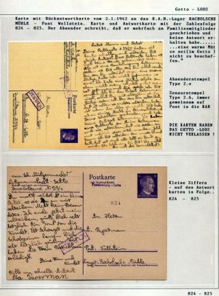 GHETTO LODZ (LITZMANNSTADT) 1939-1945 – sheet 832