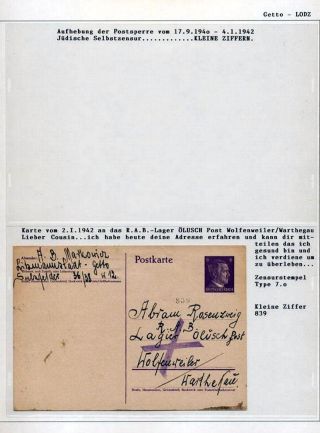 GHETTO LODZ (LITZMANNSTADT) 1939-1945 – Blatt 836