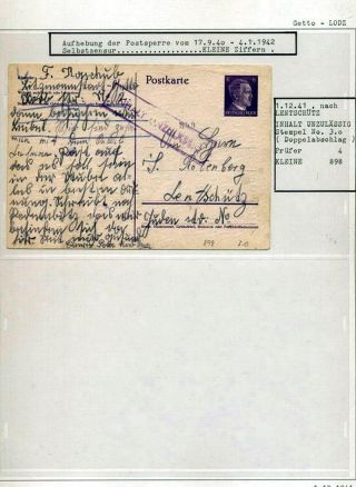 GHETTO LODZ (LITZMANNSTADT) 1939-1945 – Blatt 846