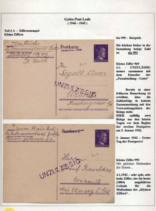GHETTO LODZ (LITZMANNSTADT) 1939-1945 – Blatt 856
