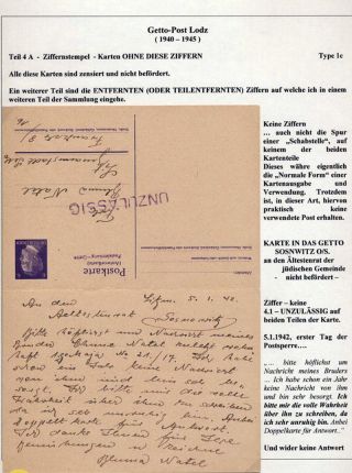 GHETTO LODZ (LITZMANNSTADT) 1939-1945 – sheet 880
