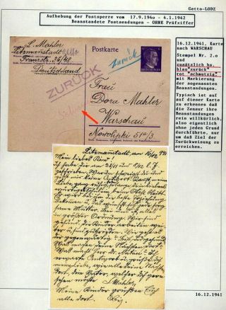 GHETTO LODZ (LITZMANNSTADT) 1939-1945 – sheet 884