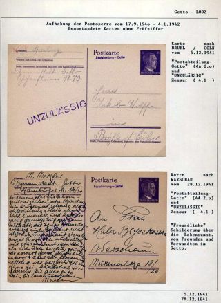 GHETTO LODZ (LITZMANNSTADT) 1939-1945 – sheet 888