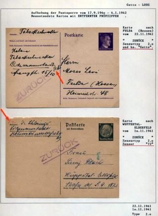 GHETTO LODZ (LITZMANNSTADT) 1939-1945 – sheet 889