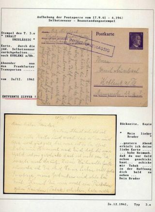 GHETTO LODZ (LITZMANNSTADT) 1939-1945 – sheet 890