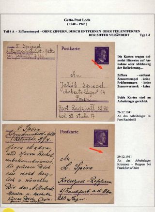 GHETTO LODZ (LITZMANNSTADT) 1939-1945 – sheet 892