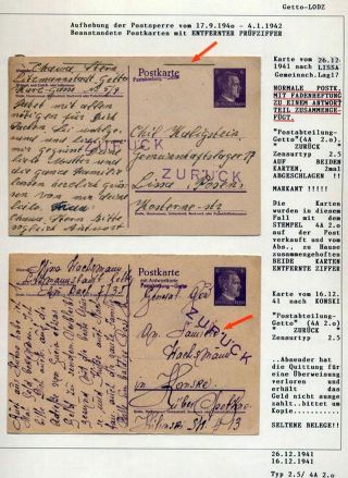 GHETTO LODZ (LITZMANNSTADT) 1939-1945 – Blatt 901