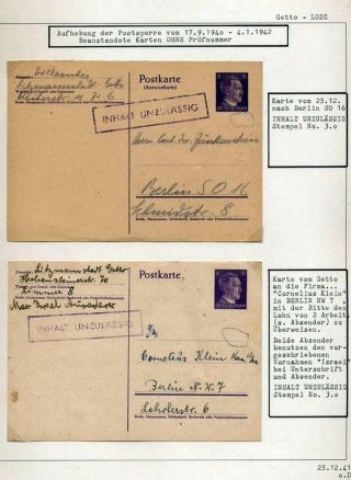 GHETTO LODZ (LITZMANNSTADT) 1939-1945 – Blatt 906