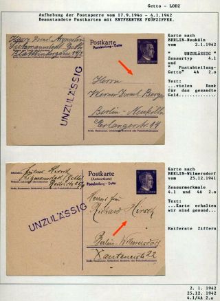 GHETTO LODZ (LITZMANNSTADT) 1939-1945 – Blatt 912