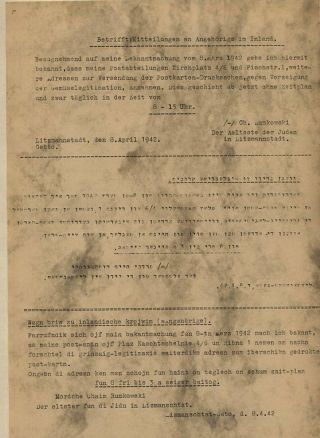 GHETTO LODZ (LITZMANNSTADT) 1939-1945 – Blatt 921