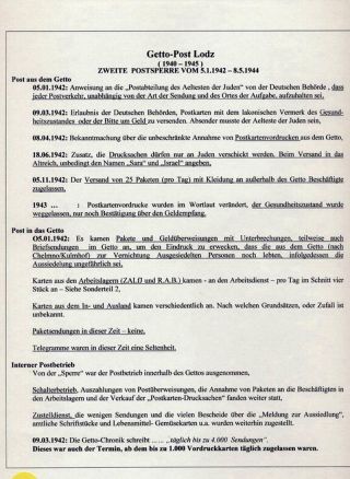 GHETTO LODZ (LITZMANNSTADT) 1939-1945 – Blatt 924
