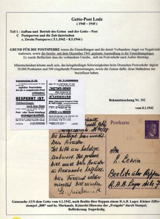 GHETTO LODZ (LITZMANNSTADT) 1939-1945 – Blatt 927