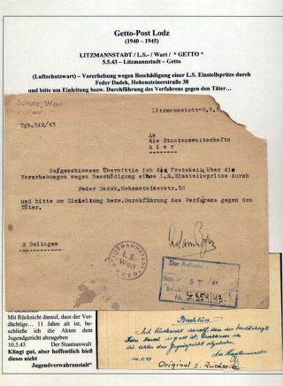 GHETTO LODZ (LITZMANNSTADT) 1939-1945 – sheet 945