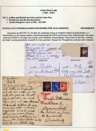 GHETTO LODZ (LITZMANNSTADT) 1939-1945 – sheet 947