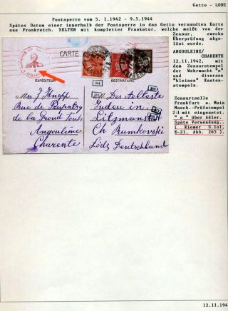GHETTO LODZ (LITZMANNSTADT) 1939-1945 – sheet 948