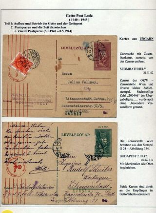 GHETTO LODZ (LITZMANNSTADT) 1939-1945 – sheet 952