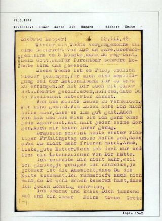 GHETTO LODZ (LITZMANNSTADT) 1939-1945 – sheet 954