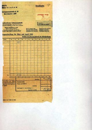 GHETTO LODZ (LITZMANNSTADT) 1939-1945 – sheet 962