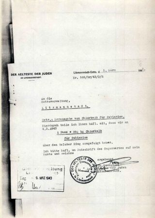 GHETTO LODZ (LITZMANNSTADT) 1939-1945 – sheet 964