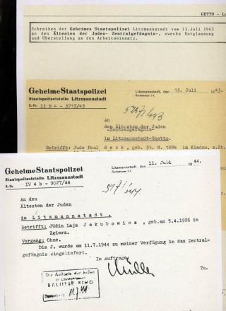 GHETTO LODZ (LITZMANNSTADT) 1939-1945 – sheet 971