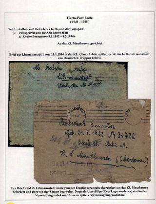 GHETTO LODZ (LITZMANNSTADT) 1939-1945 – sheet 979