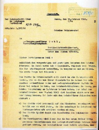 GHETTO LODZ (LITZMANNSTADT) 1939-1945 – sheet 980