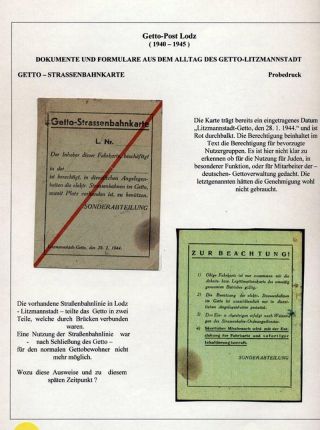 GHETTO LODZ (LITZMANNSTADT) 1939-1945 – sheet 982