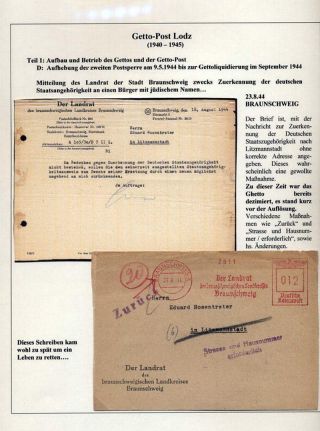 GHETTO LODZ (LITZMANNSTADT) 1939-1945 – sheet 991