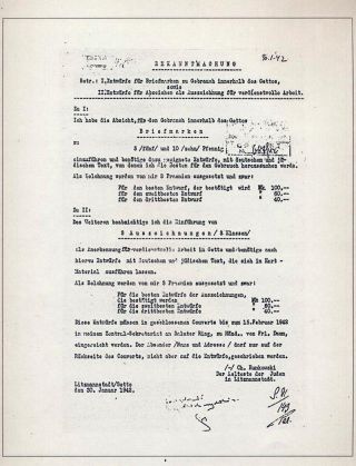 GHETTO LODZ (LITZMANNSTADT) 1939-1945 – sheet 1001