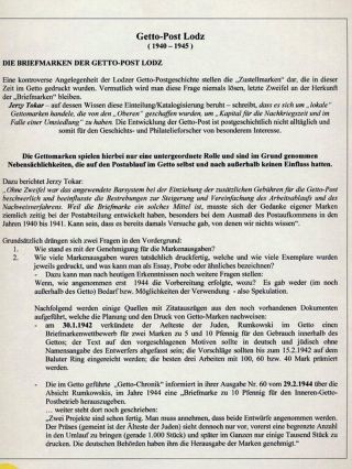 GHETTO LODZ (LITZMANNSTADT) 1939-1945 – sheet 1004