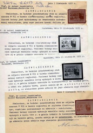 GHETTO LODZ (LITZMANNSTADT) 1939-1945 – sheet 1024