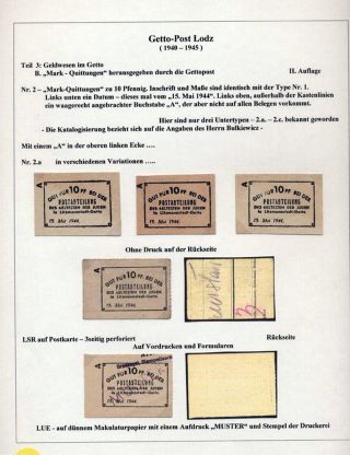 GHETTO LODZ (LITZMANNSTADT) 1939-1945 – sheet 1061