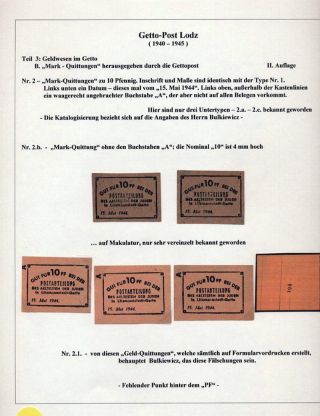 GHETTO LODZ (LITZMANNSTADT) 1939-1945 – sheet 1063