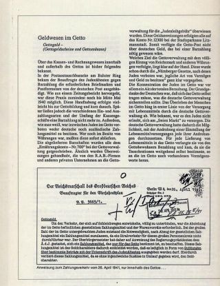 GHETTO LODZ (LITZMANNSTADT) 1939-1945 – sheet 1068