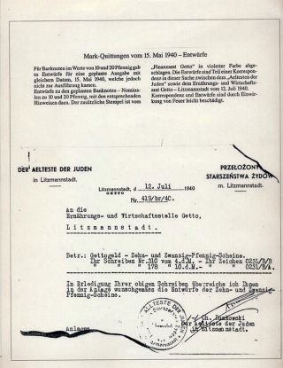 GHETTO LODZ (LITZMANNSTADT) 1939-1945 – sheet 1070